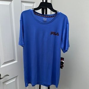Fila blue colored t shirt. The size is medium.